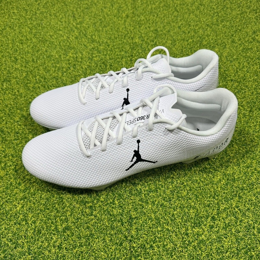 Jordan Vapor Edge Speed 360 SMU Size 14 White Black Jumpman CV1671-103